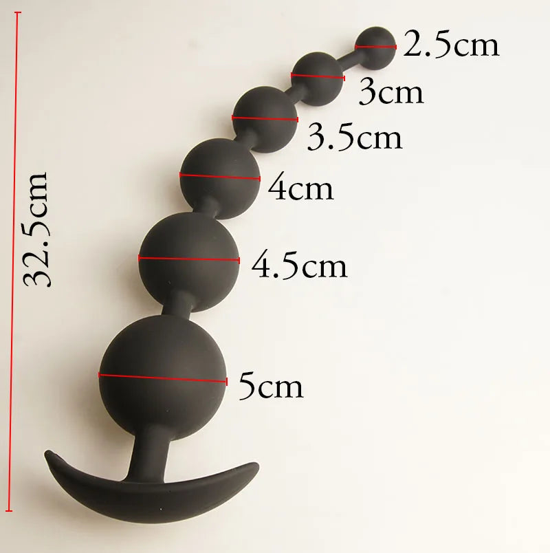 Basic Silicone Anal Beads Butt Plug