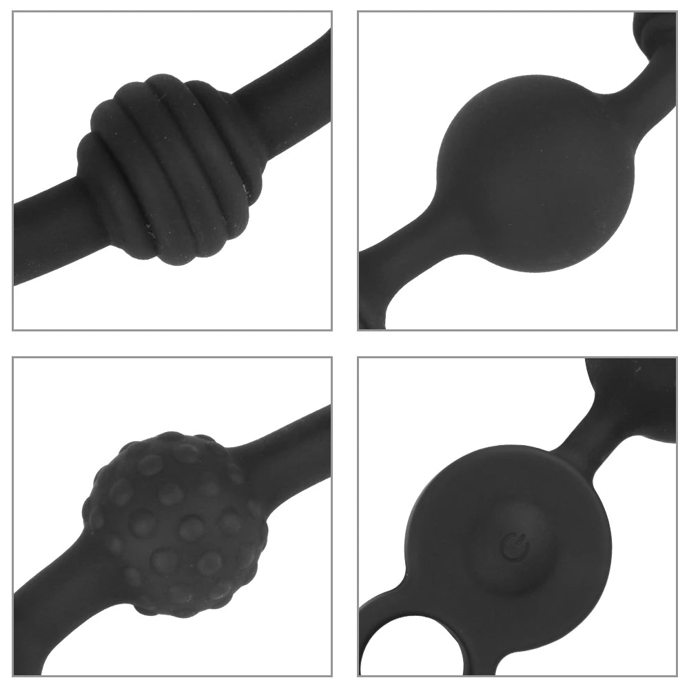 35/43cm Long Butt Plug Vibrators Anal Beads
