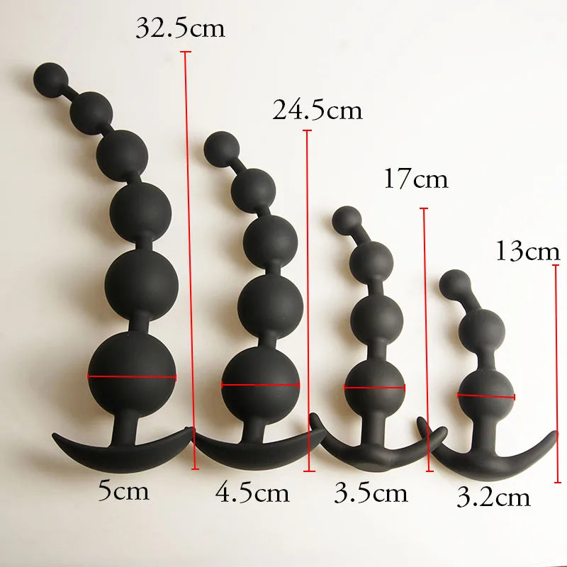 Basic Silicone Anal Beads Butt Plug