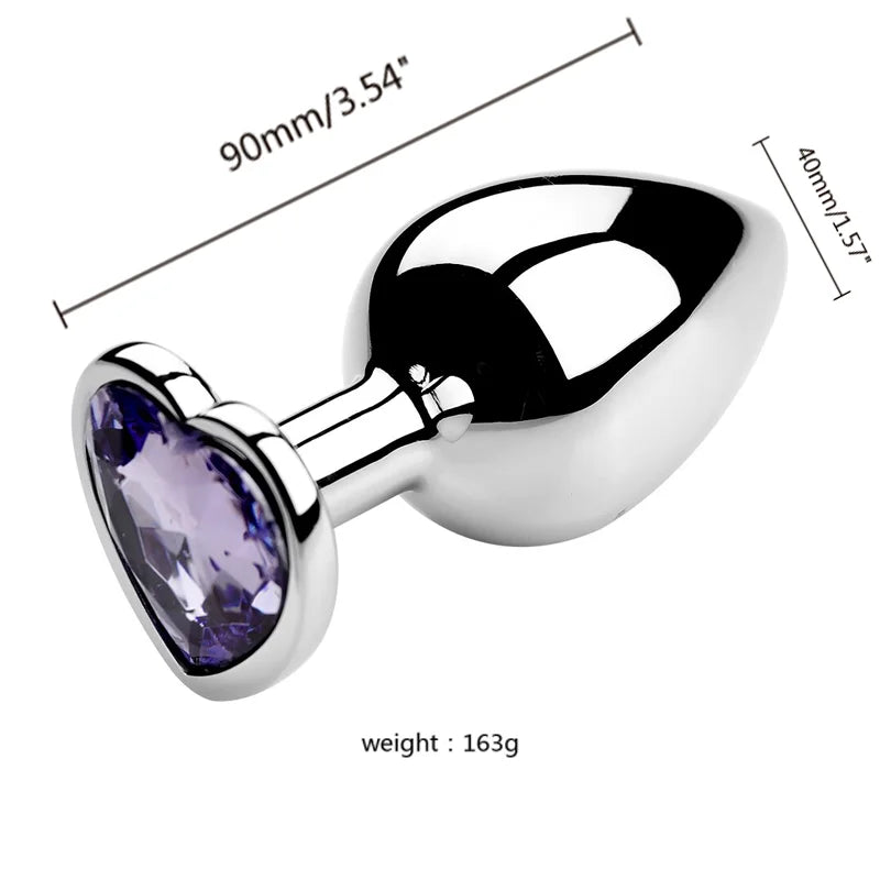 Diamond Metal Plug 3PCS S/M/L