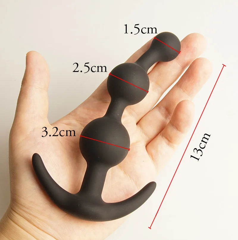 Basic Silicone Anal Beads Butt Plug