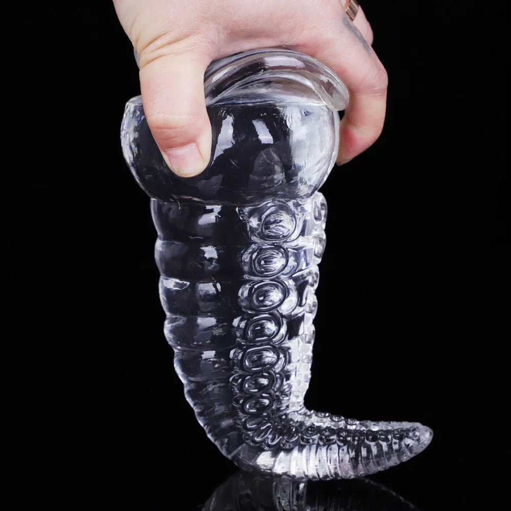 5Sizes Transparent Soft Dildo Octopus Tentacles Big Anal Plug Butt Plug Women Men Gay Masturbate Anus Stimulate Adult Sexy Toys