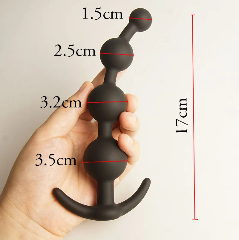 Basic Silicone Anal Beads Butt Plug