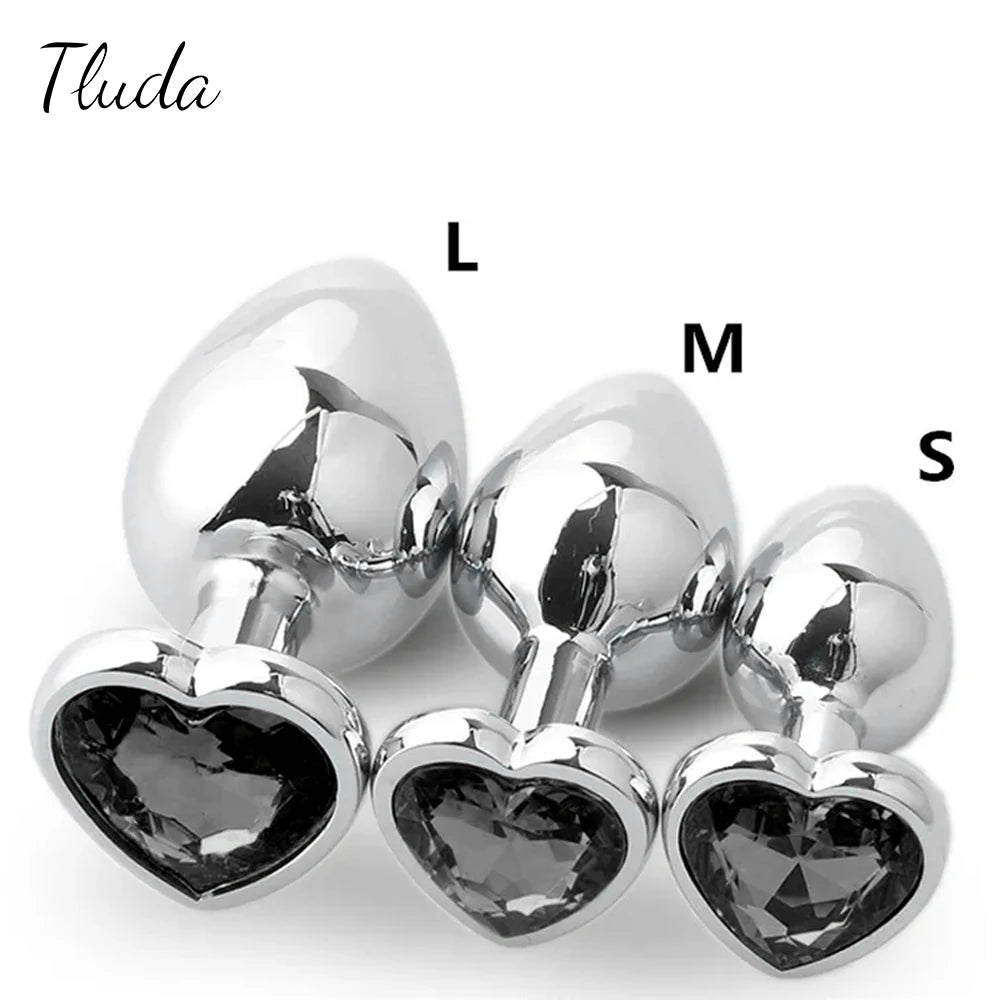 Diamond Metal Plug 3PCS S/M/L