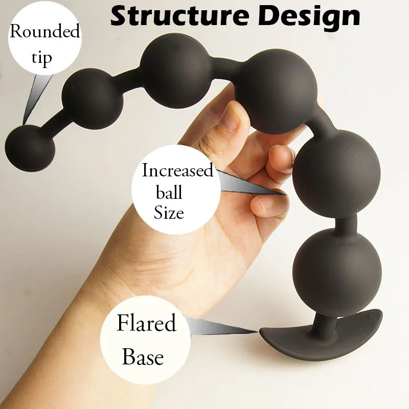 Basic Silicone Anal Beads Butt Plug