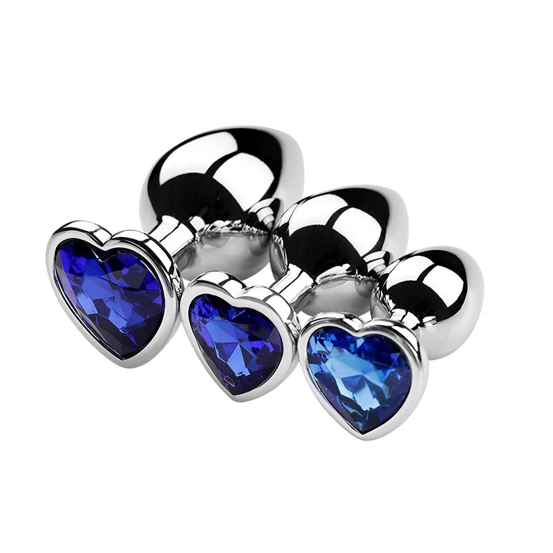 Diamond Metal Plug 3PCS S/M/L