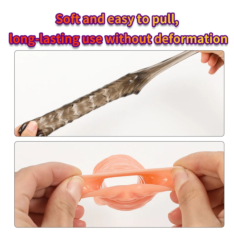 Cock Ring Reusable Penis Sleeve Sex Toys Condoms for Men Restriction Rings Pleasure Ring in The Clitoris Sperm Locking Condom 18