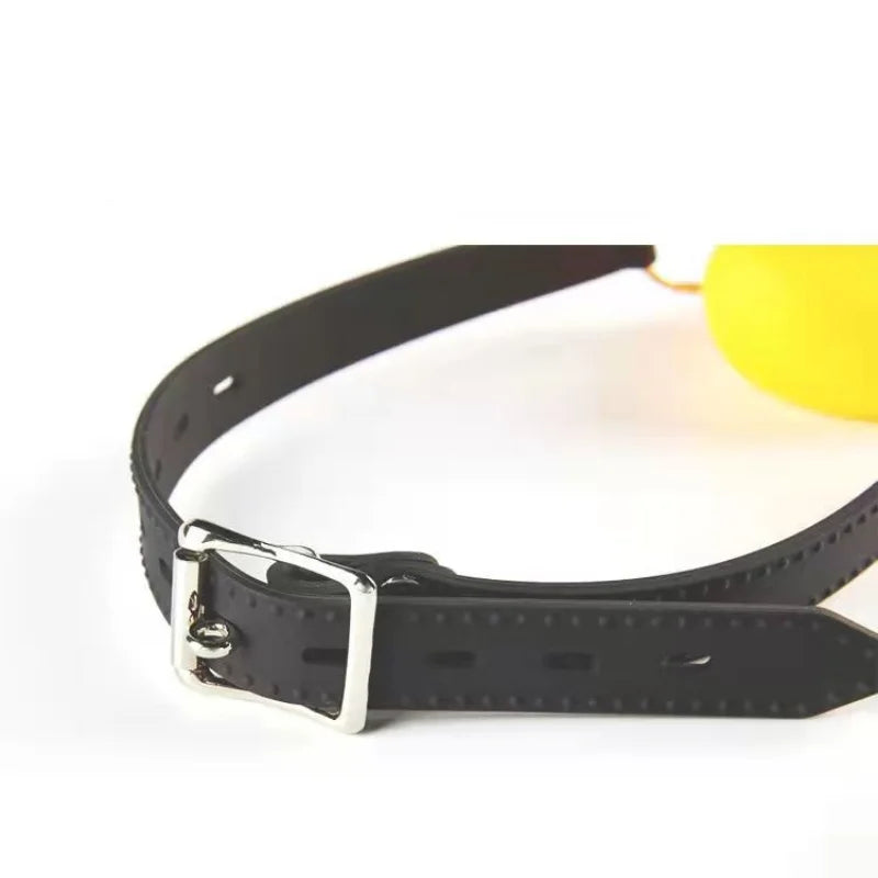 Cute Leather Harness Mouth Silicone Duck Gag Mouth Plug Couples Flirting Bdsm Sexy Toys For Women Adult Games Sex Products CF580