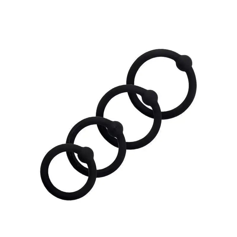 3/4 pcs Penis Rings Cock Rings Sleeve Delay Ejaculation Silicone Beaded Time Lasting Erection Sex Toys for Men Adult Games