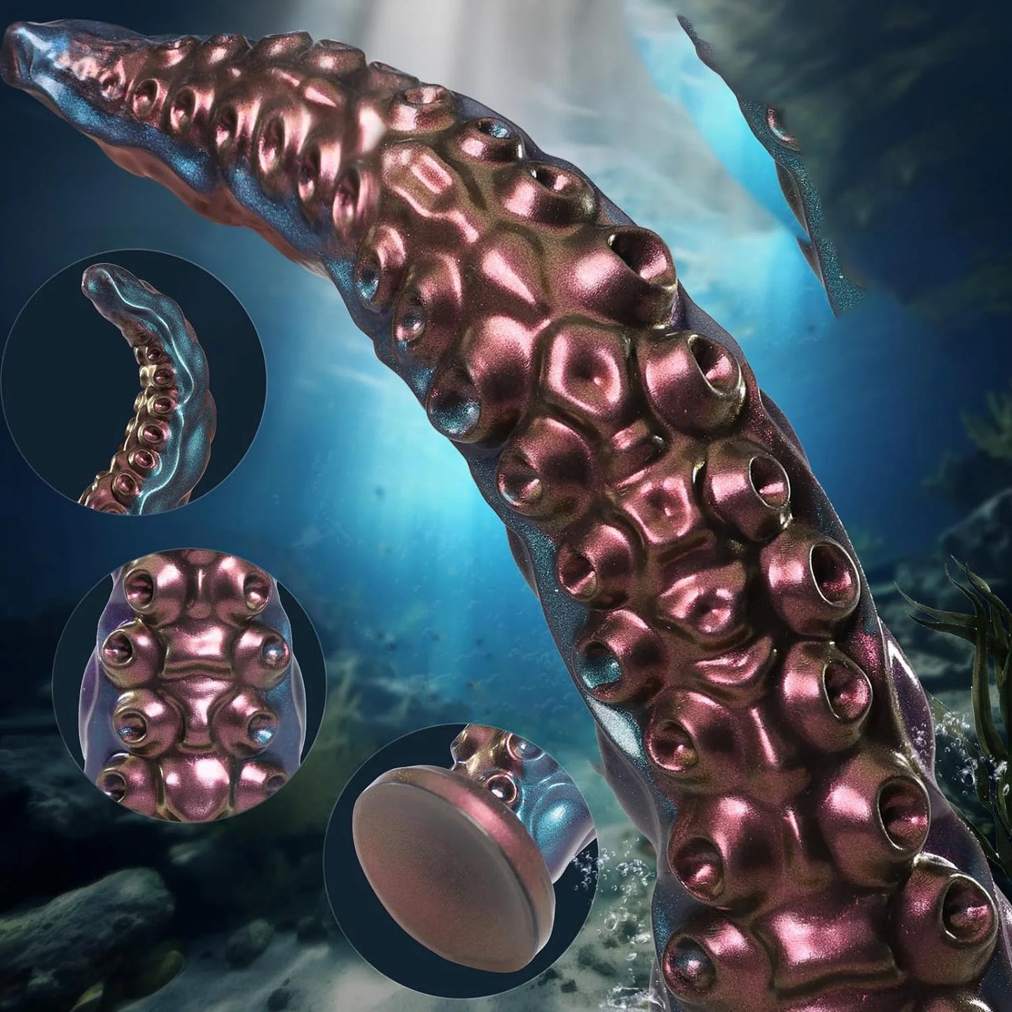 Metallic Tentacle Dildo