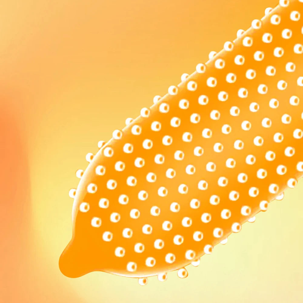 Hyaluronic Acid Condoms Cat Tongue Large Pellet Stimulate Penis Sleeves Ultra Thin Natural Rubber Latex Safer Sex Products