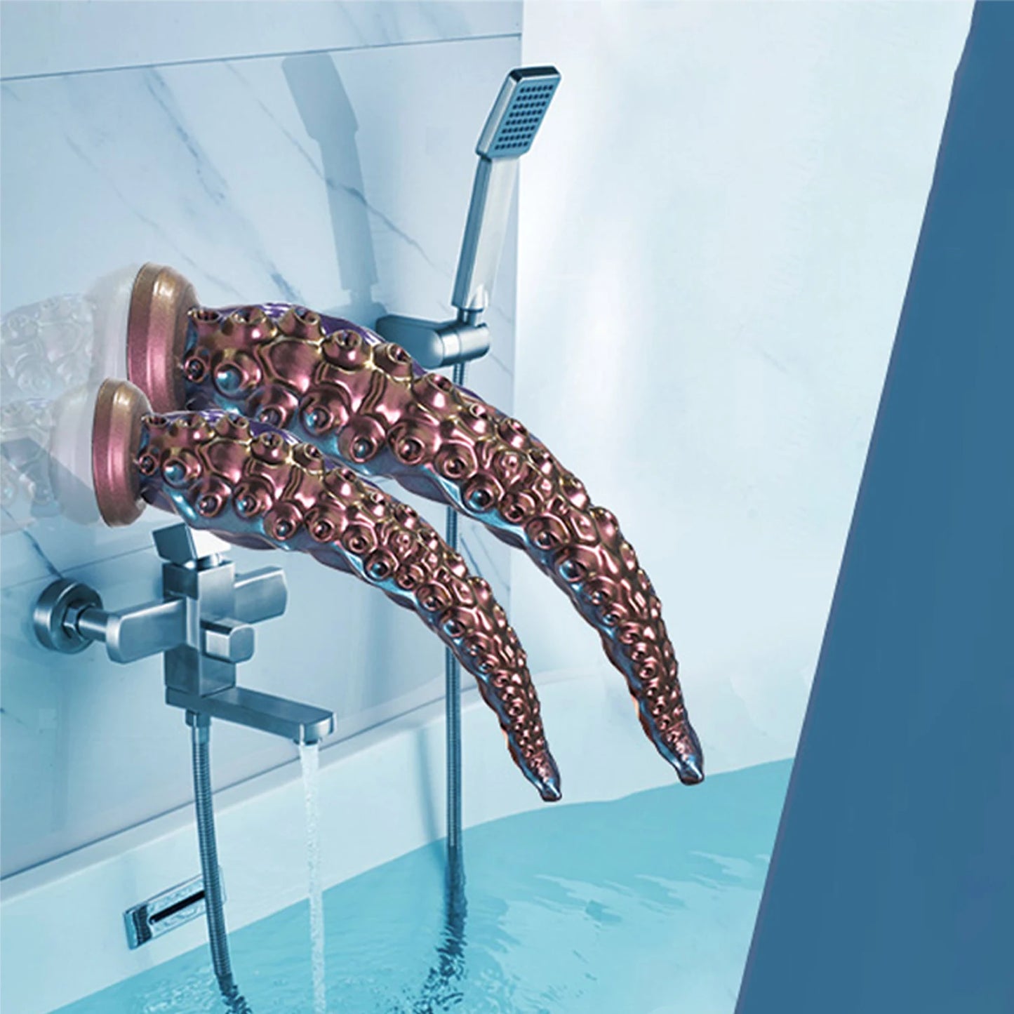 Metallic Tentacle Dildo