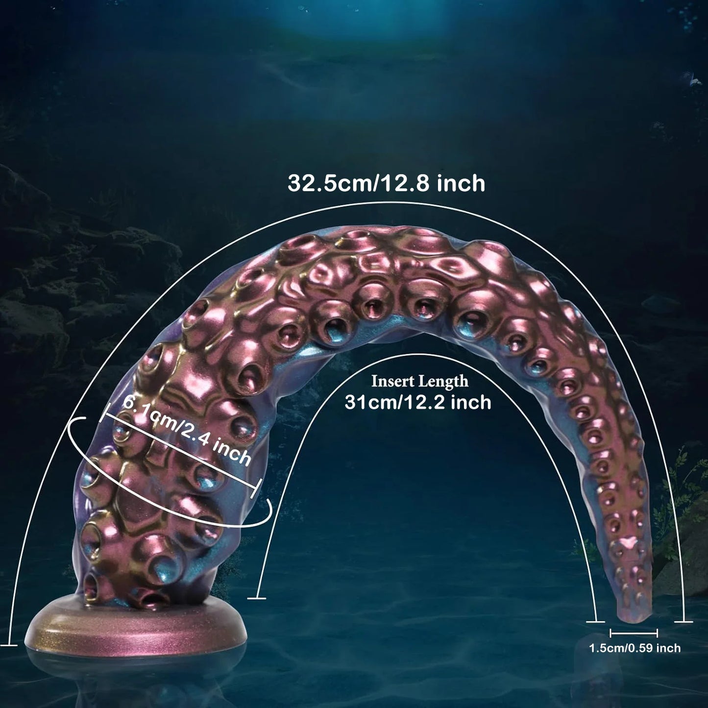 Metallic Tentacle Dildo