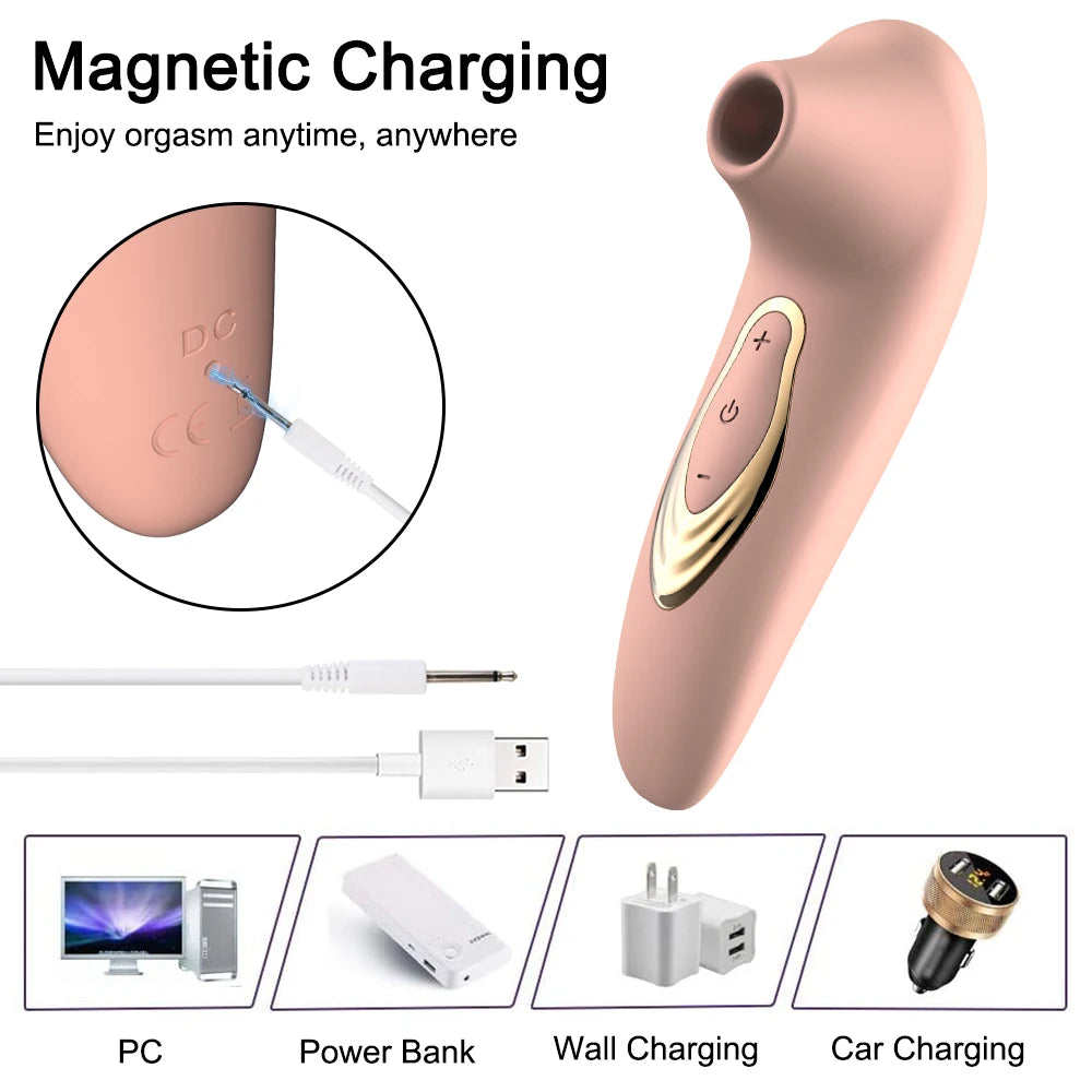 Powerful Sucking Vibrator for Women Nipple Clitoris Sucker Clit Stimulator Female Massager Vibrating Sex Toys Goods for Adult 18